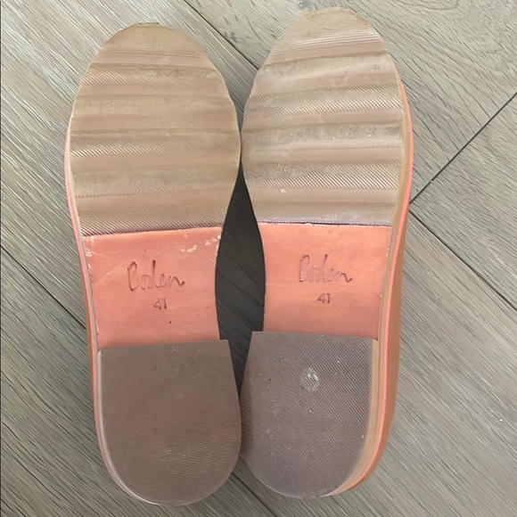 Tan Leather Loafers with Red Sole - Picture 5 of 5